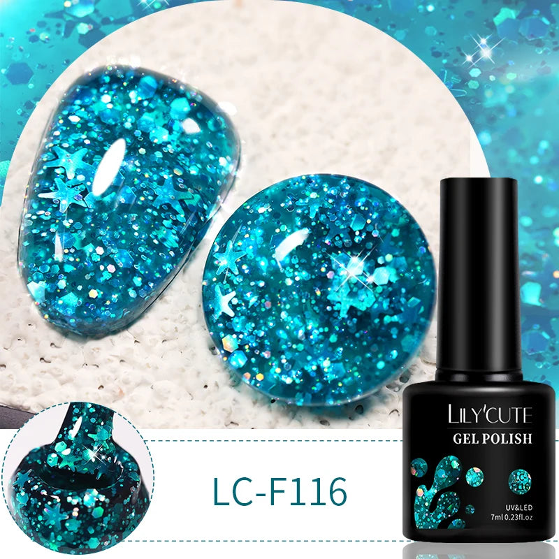 LILYCUTE 7ml 9D Cat Eye Magnetic Gel Polish