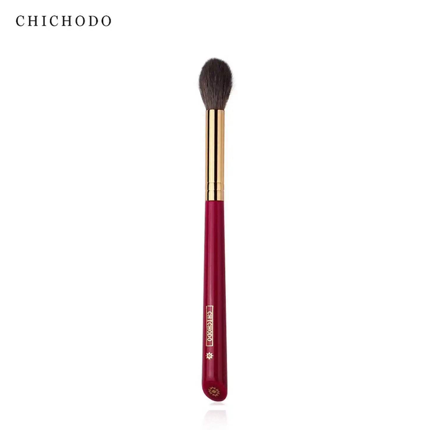 CHICHODO Animal Hair Makeup Brush - Wood Handle Beauty Tool