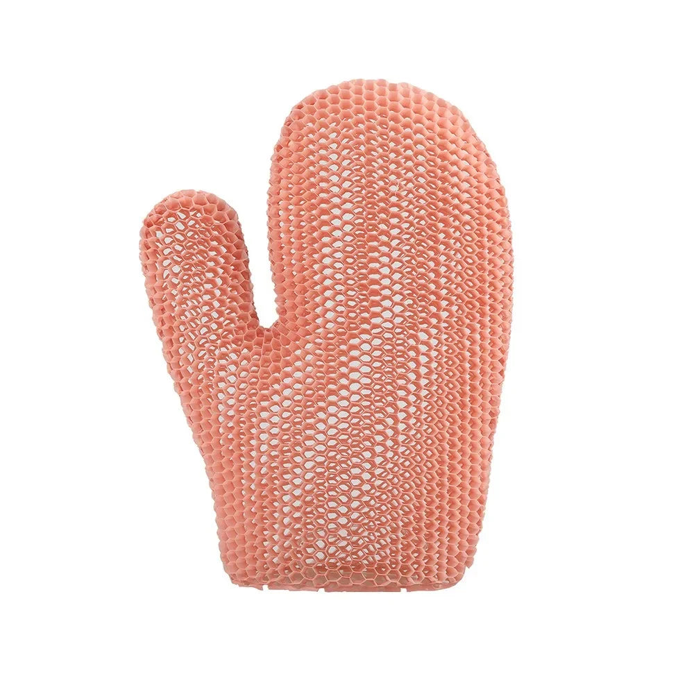 Honeycomb TPU Exfoliating Shower Glove - Quick-Drying Body Scrubber