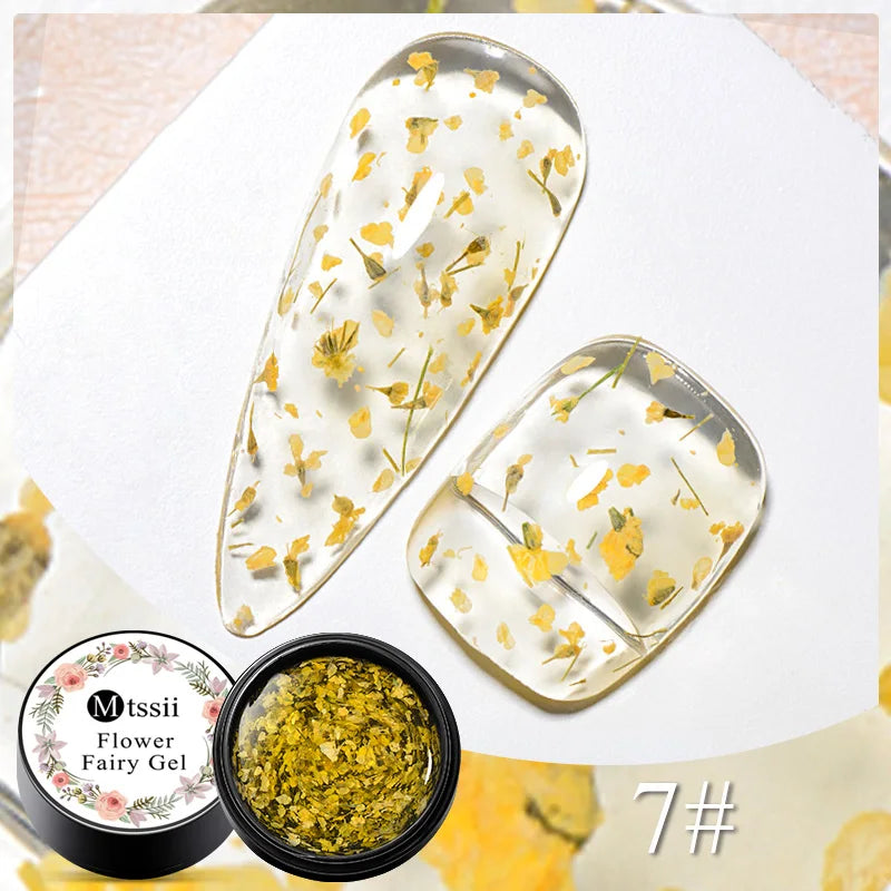 MTSSII Dried Flower Gel Nail Polish - Fairy Series Nail Art