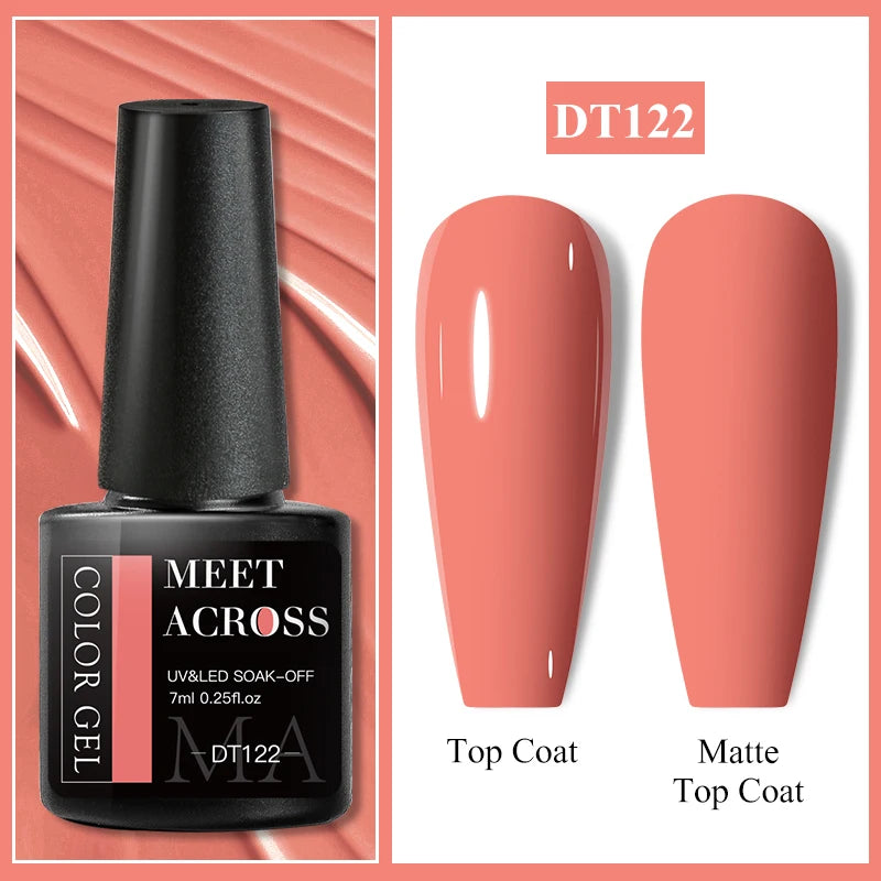MEET ACROSS 7ml Wine Red French Gel Polish