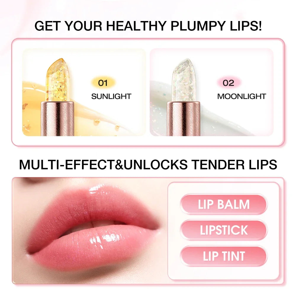 Color-Changing Moisturizing Lip Balm - Hydrating Lip Tint Treatment