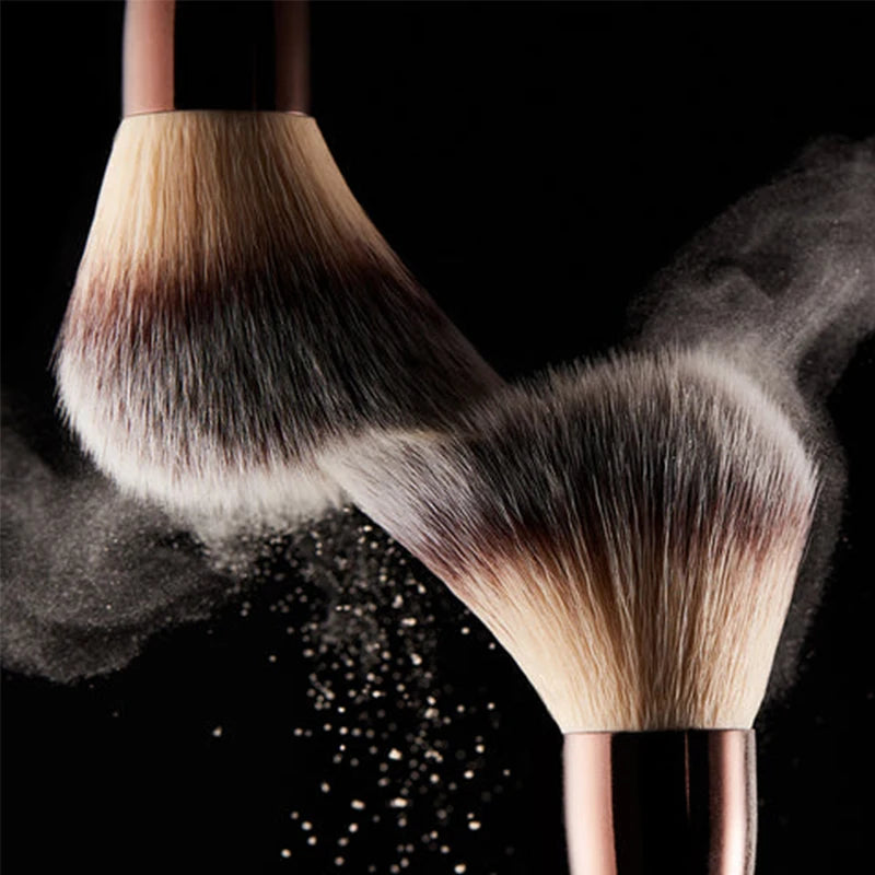 7-Piece Vegan Travel Makeup Brush Set with Bag and Gift Box