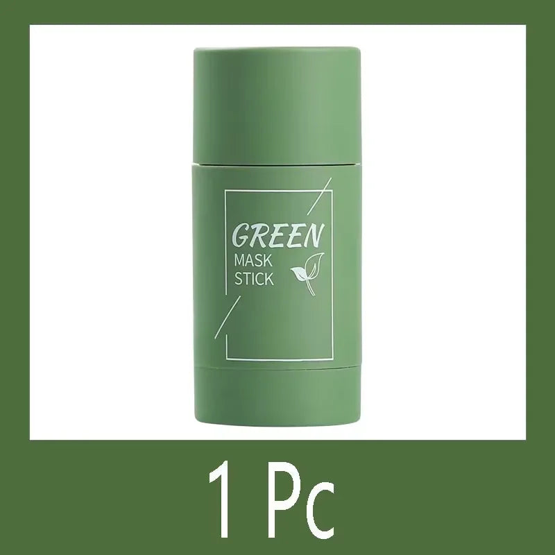 Green Tea Eggplant Solid Mud Mask - Pore Cleansing Stick