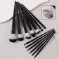 13-Piece Soft Makeup Brush Set - Foundation Blush and Eye Tools
