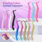 Stainless Steel Seahorse Eyelash Extension Tweezers - Straight & Curved Set