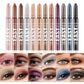 12-Color Pearly Waterproof Eyeshadow Stick Set