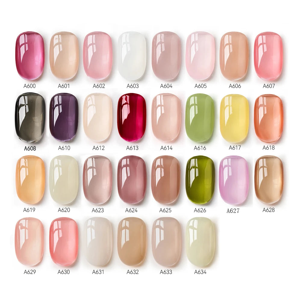 MAYCHAO 7.3ml Transparent Jelly Nude Gel Polish
