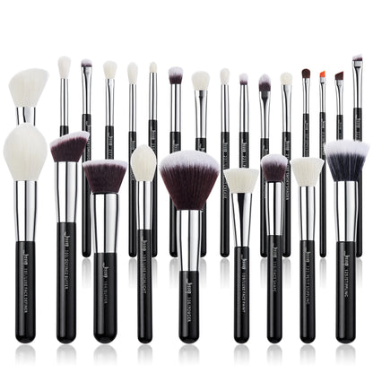 Jessup 25-Piece Makeup Brush Set - Goat and Synthetic T175