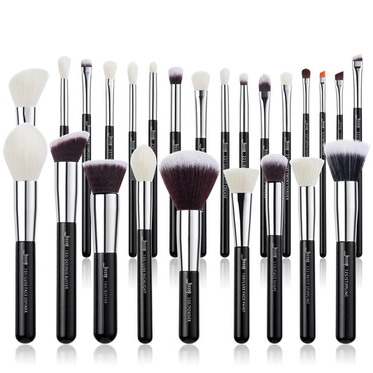 Jessup 25-Piece Makeup Brush Set - Goat and Synthetic T175