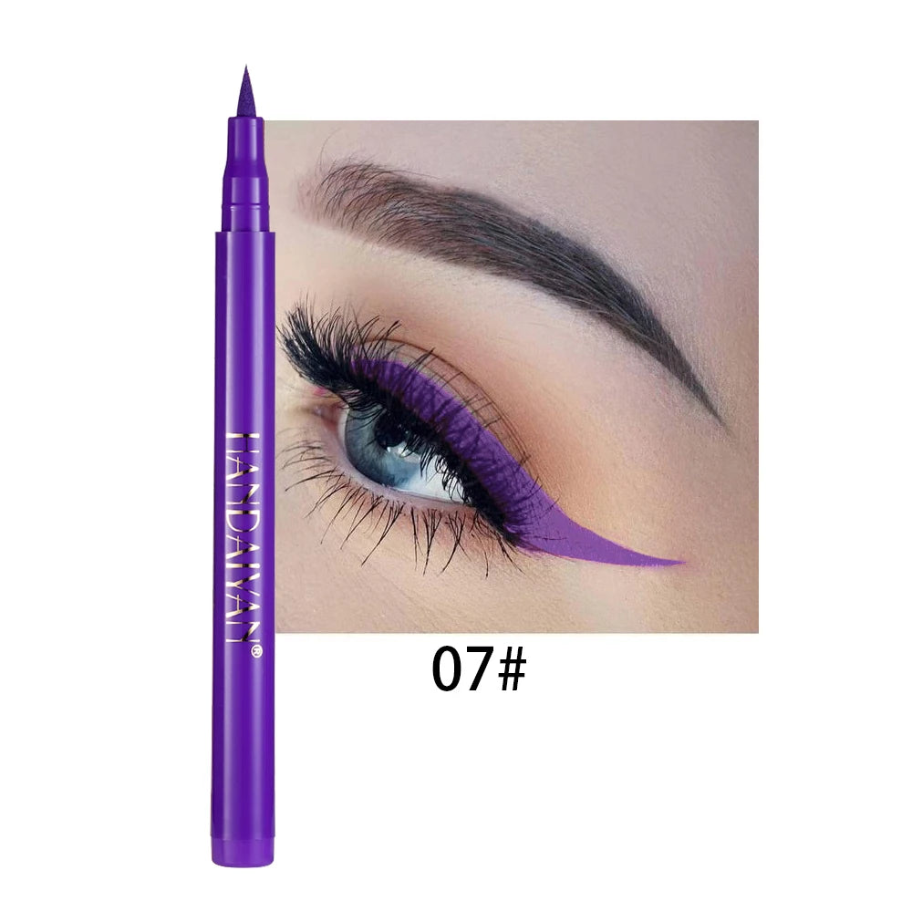 Rainbow Matte Colorful Liquid Eyeliner Pen