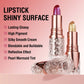 Quicksand Gold Glitter Lipstick - Silky Grapefruit Orange Shine