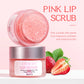 Pink Lip Scrub Cream - Exfoliating Moisturizing Lip Care