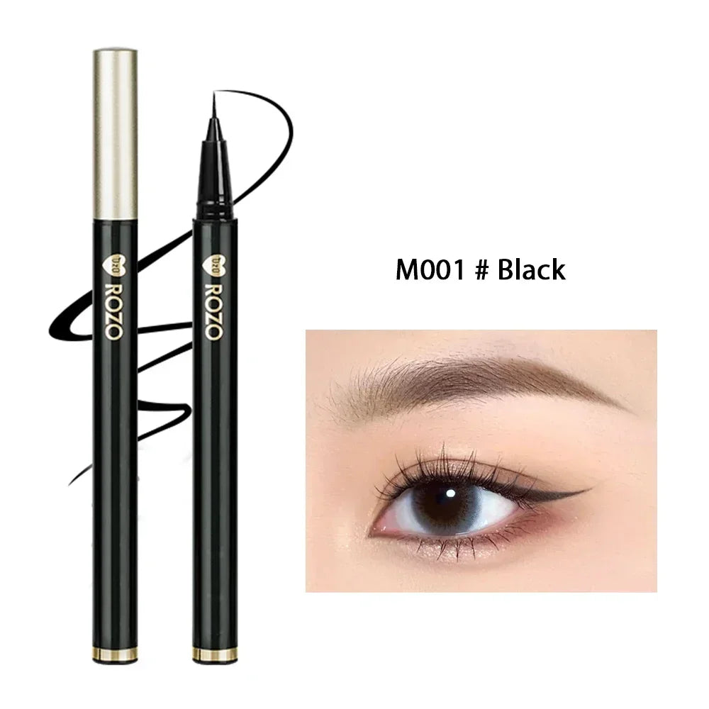 7-Color Glitter Eyeliner Pencil Set - Champagne Gold Eye Makeup
