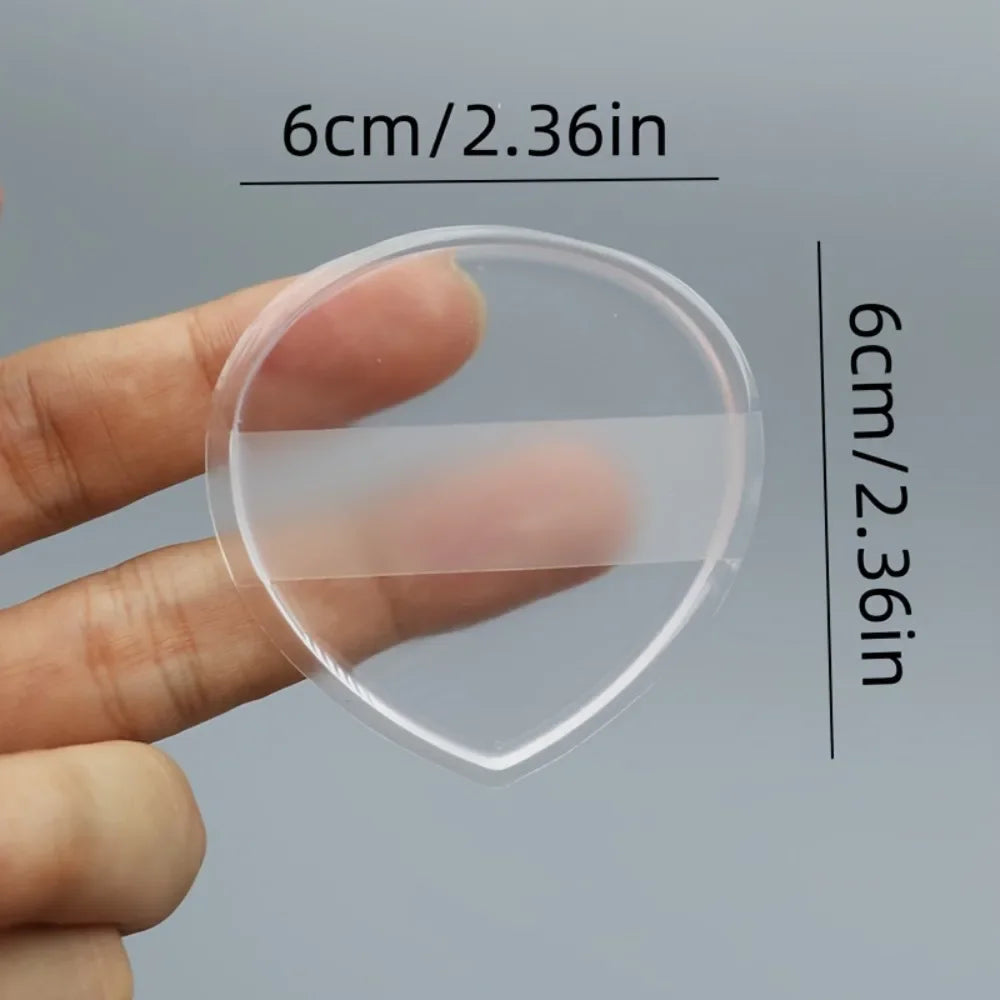 Reusable Transparent Silicone Makeup Sponge - Non-Absorbent Beauty Tool