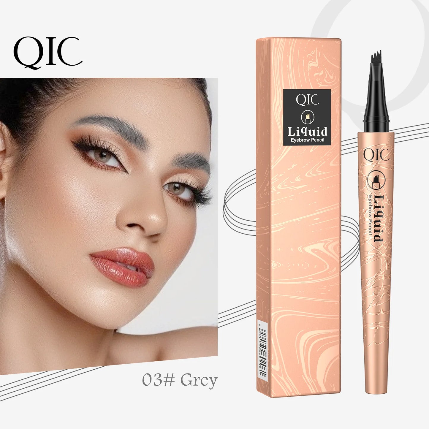 4-Tip Waterproof Microblade Brow Pencil