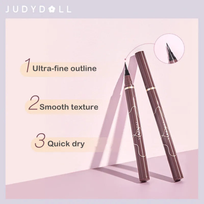 Judydoll Ultra-Fine Liquid Eyeliner Pen - Smooth Matte Eye Makeup
