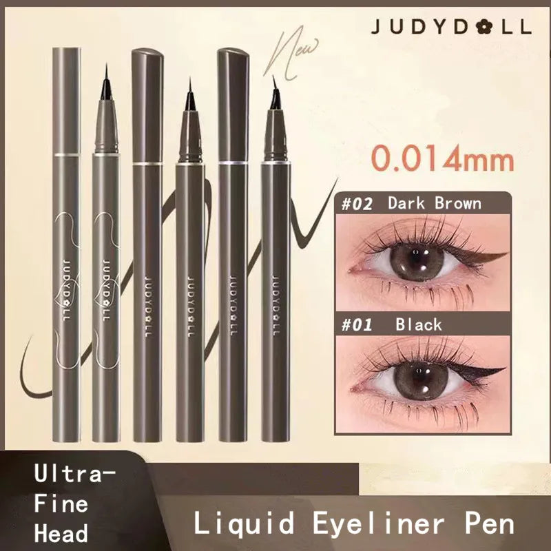 Judydoll Ultra-Fine Liquid Eyeliner Pen - Smooth Matte Eye Makeup