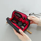 Waterproof Korean Style Cosmetic Pouch - Solid Color Travel Organizer