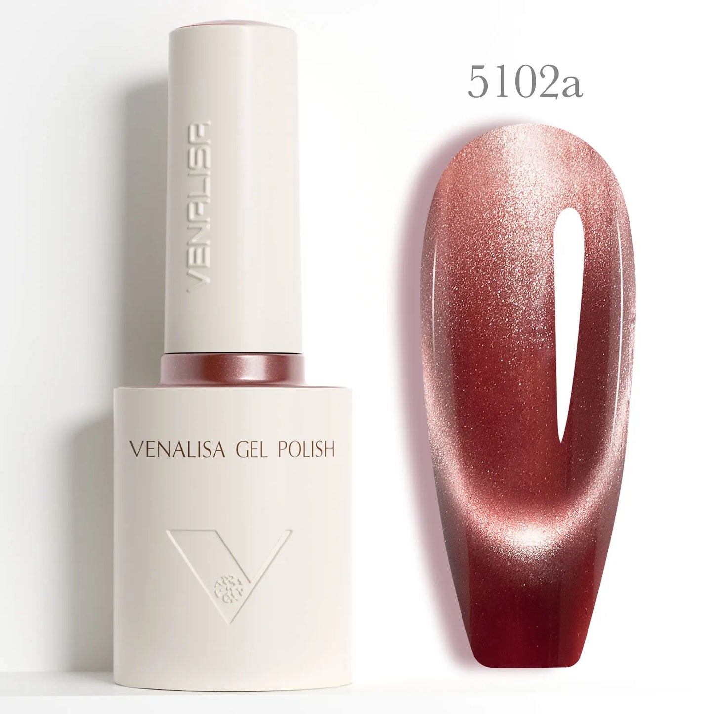 VENALISA V6 Ultra Red Cat Eye Gel Polish - HEMA and TPO Free 10ml