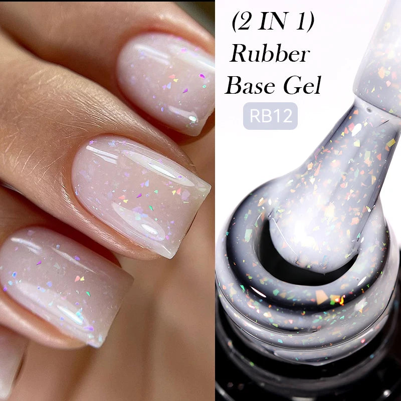 LILYCUTE 7ml Base and No-Wipe Top Coat Gel Polish