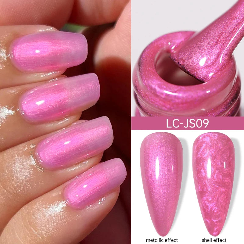 LILYCUTE 5ml Reflective Glitter Liner Gel - Champagne Nail Art