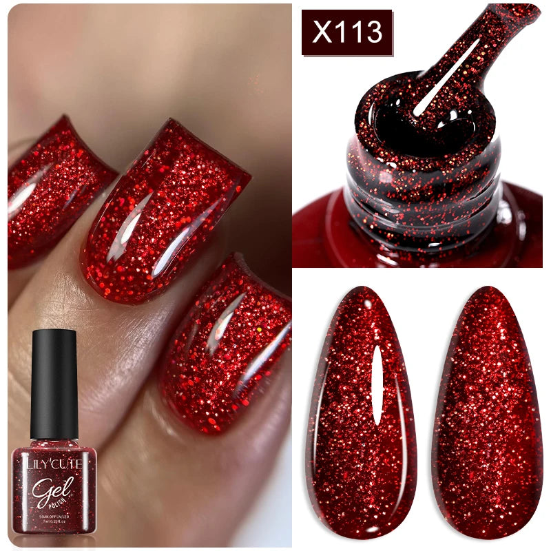 LILYCUTE 7ml Thermal Color-Changing Gel Nail Polish