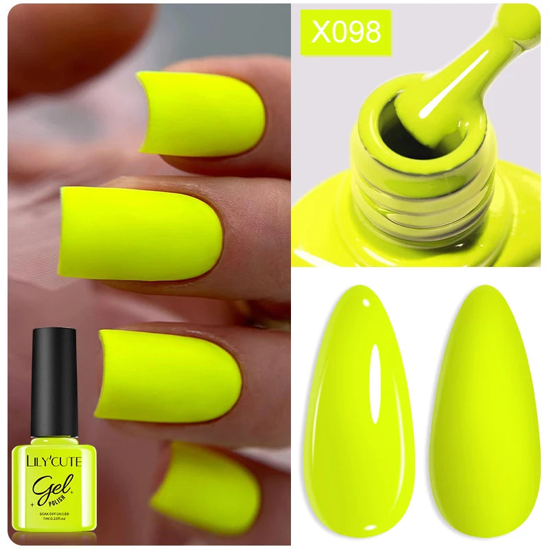 LILYCUTE 7ml Thermal Color-Changing Gel Nail Polish