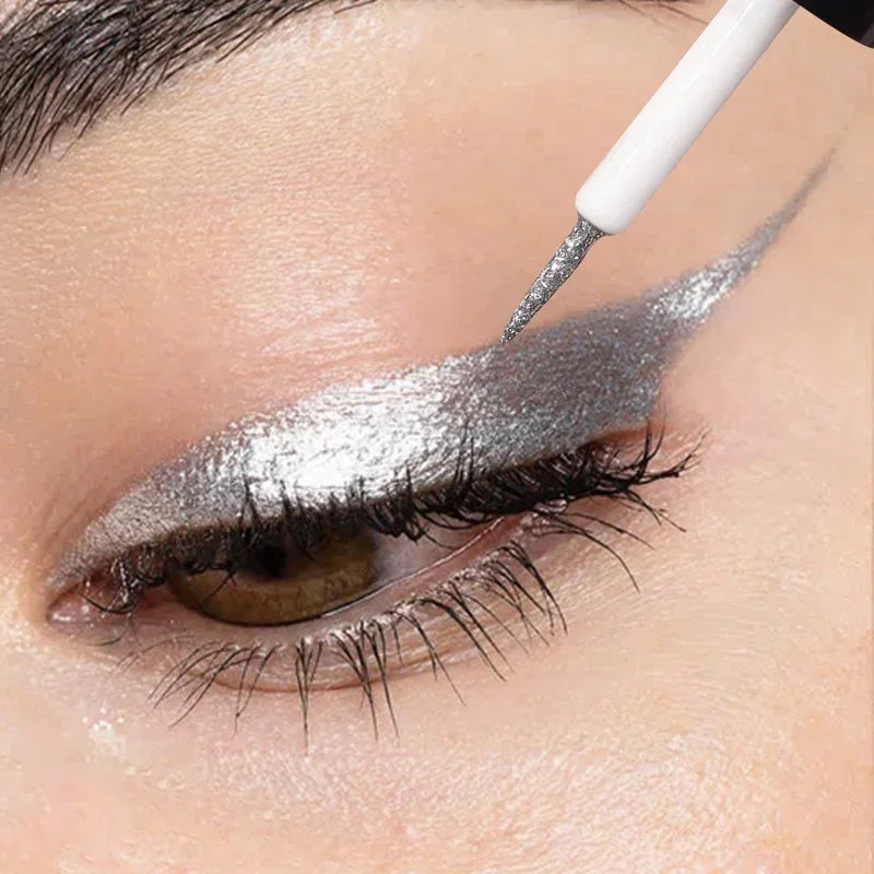 Diamond Glitter Liquid Eyeshadow Eyeliner - Rose Gold Korean Makeup