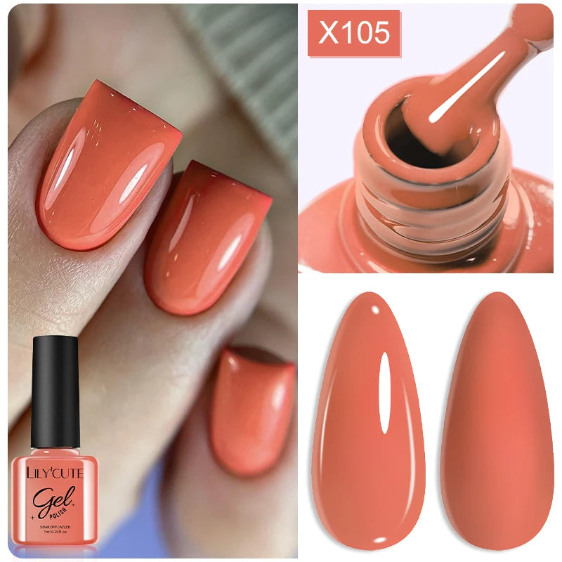 LILYCUTE 7ml Thermal Color-Changing Gel Nail Polish