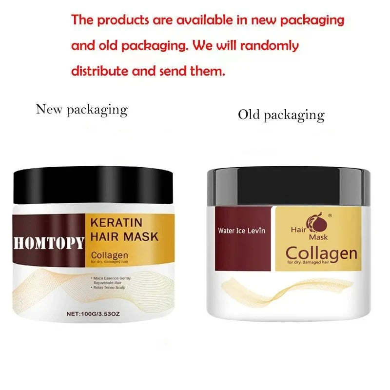 Collagen Argan Oil Hair Mask Essence - Deep Conditioning Care