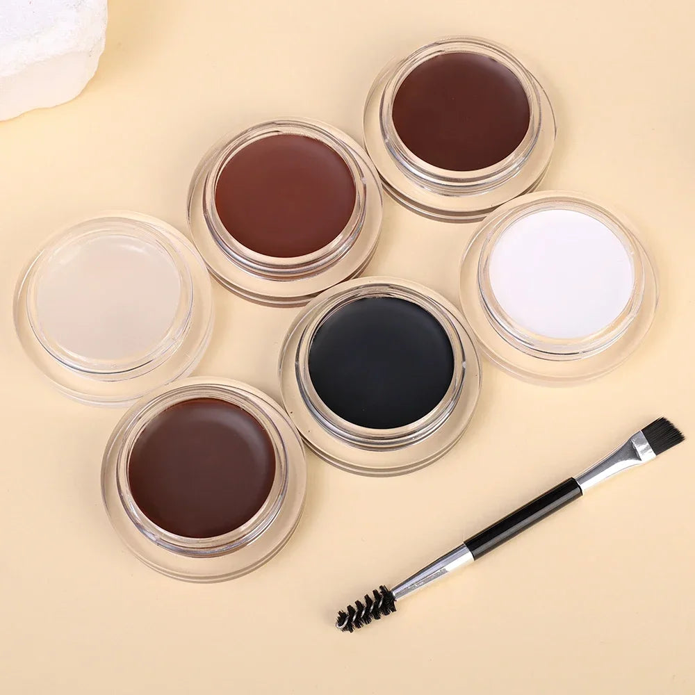 Matte Brown Black Waterproof Eyebrow Cream