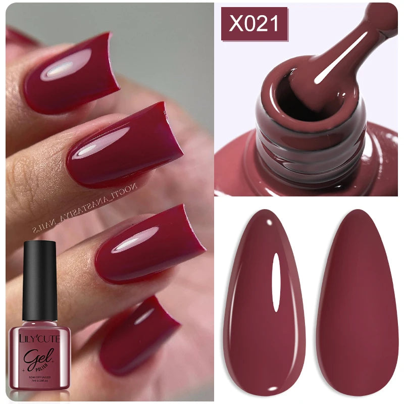 LILYCUTE 7ml Thermal Color-Changing Gel Nail Polish