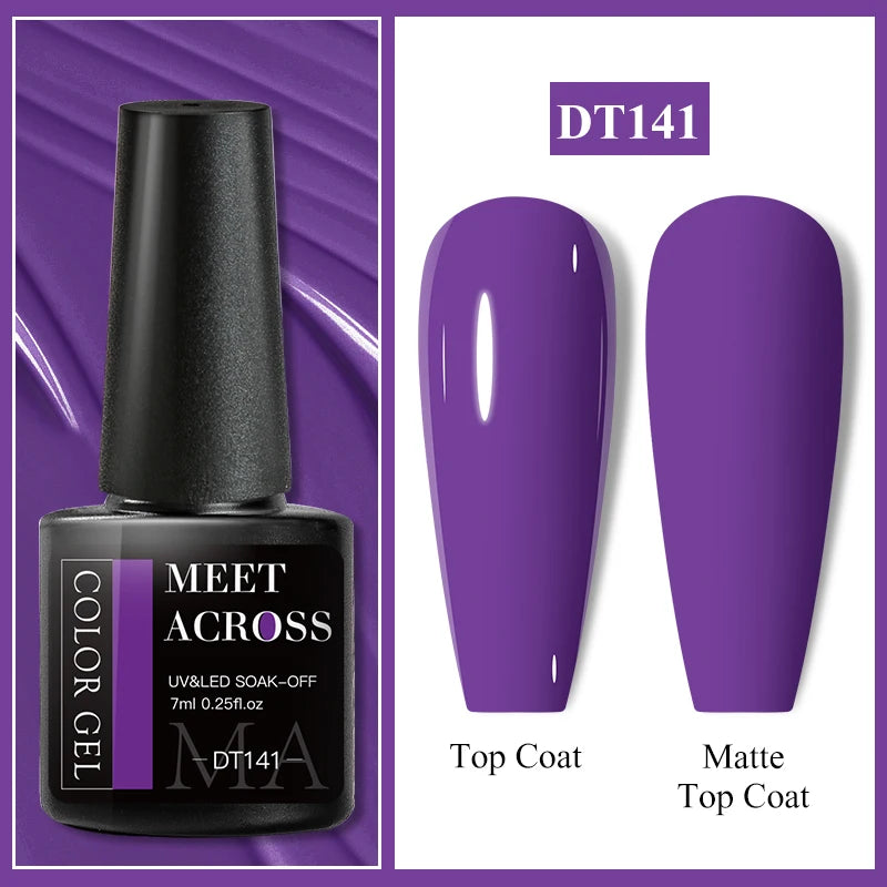 MEET ACROSS 7ml Wine Red French Gel Polish