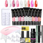 LIMEGIRL 15ml Extension Nail Gel Set with 6W LED Lamp