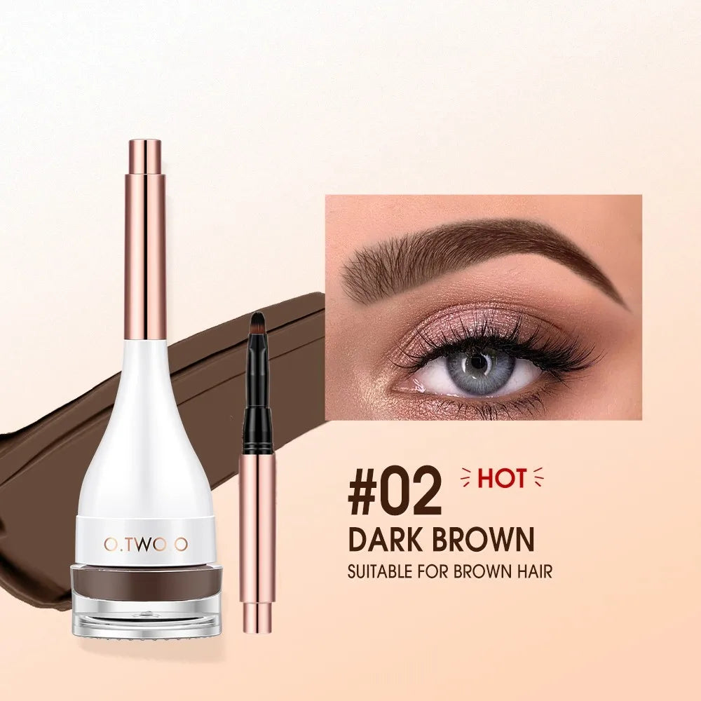O.TWO.O Tinted Sculpted Brow Gel With Brush