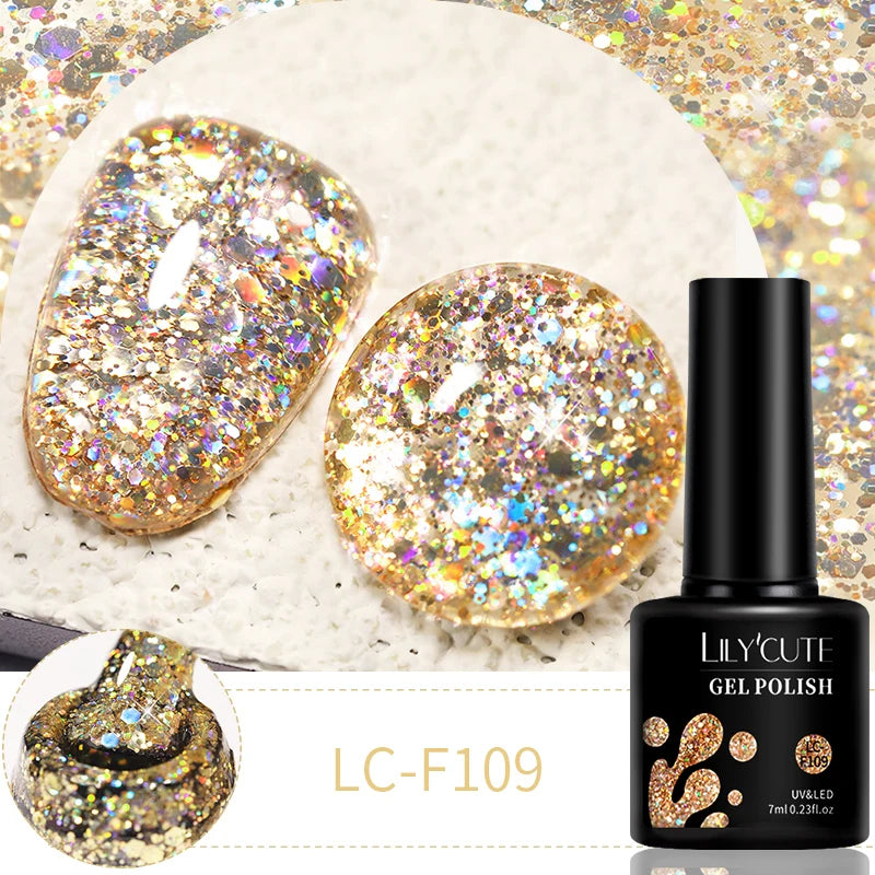LILYCUTE 7ml 9D Cat Eye Magnetic Gel Polish