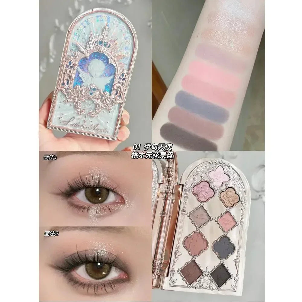 Flower Knows Moonlight Mermaid 8-Color Eyeshadow Palette