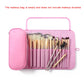 Waterproof Roll-Up Makeup Brush Bag - Travel Cosmetic Tool Organizer