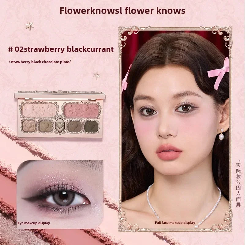 Flower Knows Moonlight Mermaid 8-Color Eyeshadow Palette