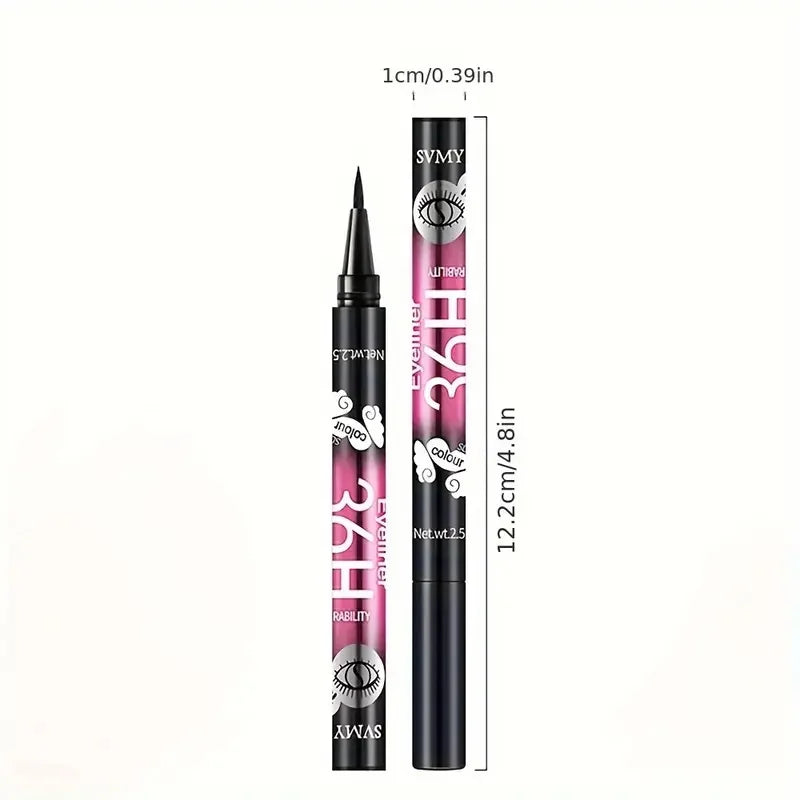 Waterproof Black Eyeliner Pencil Set - Smudge-Proof Beginner Makeup