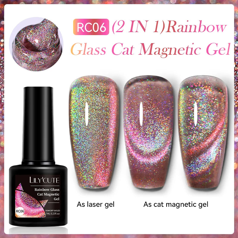 LILYCUTE 5ml Metallic Painting Liner Gel - Gold Silver Nail Art