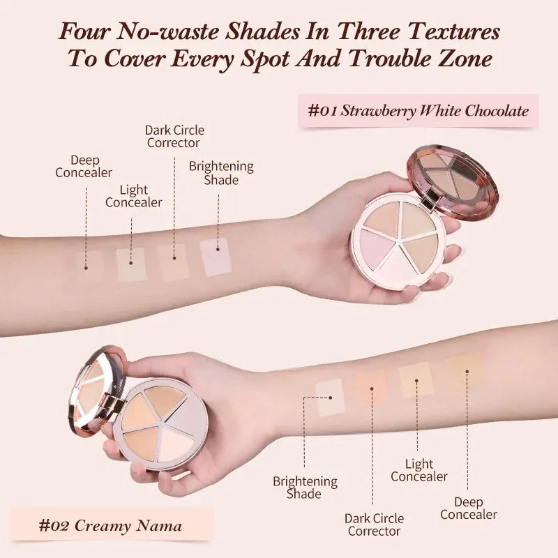Flower Knows Sweetie Bear 4-Color Concealer Palette