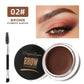 Matte Brown Black Waterproof Eyebrow Cream