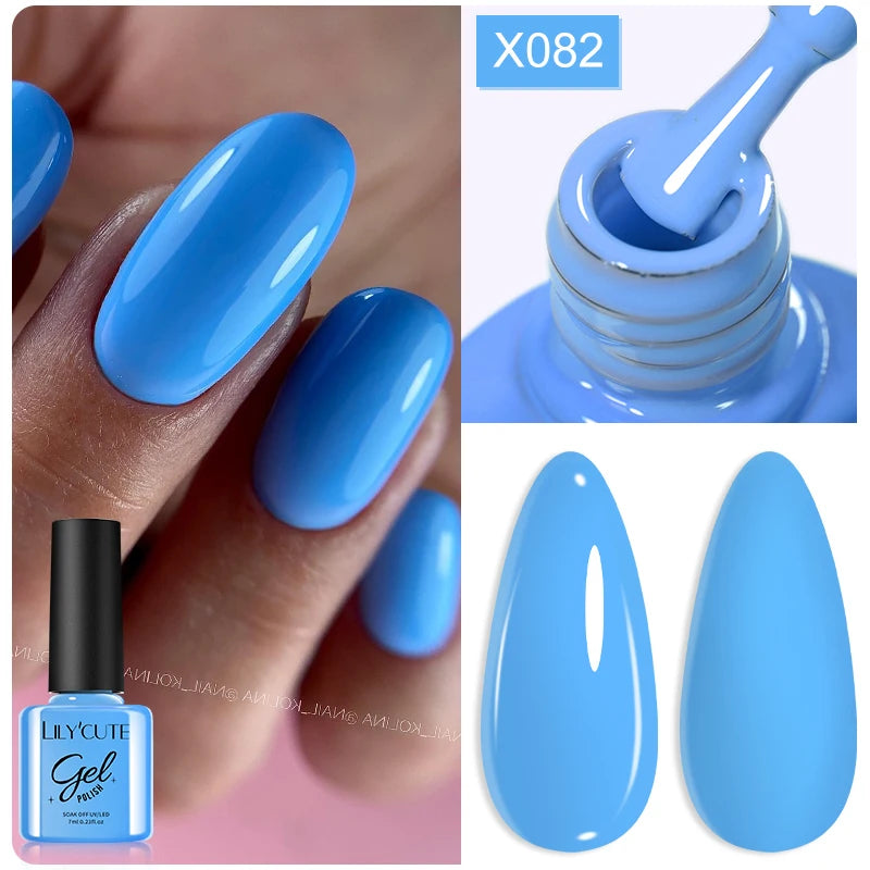 LILYCUTE 7ml Thermal Color-Changing Gel Nail Polish