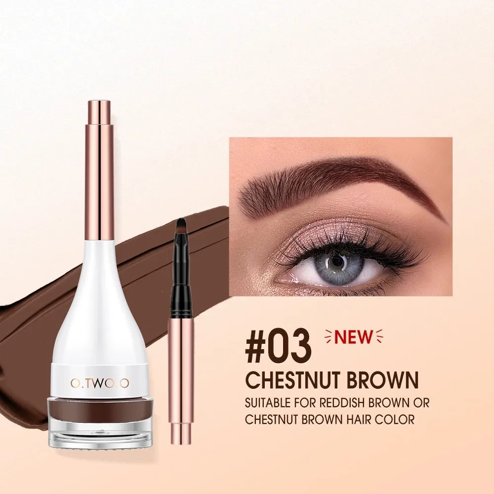 O.TWO.O Tinted Sculpted Brow Gel With Brush