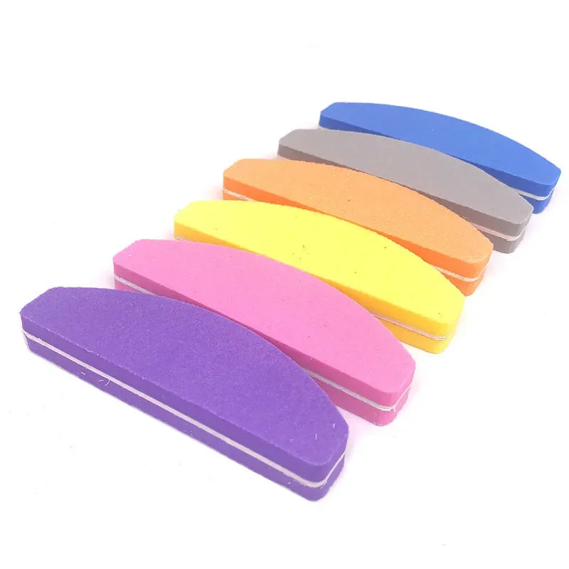 10-Piece Double-Side Nail Polishing Block File Set