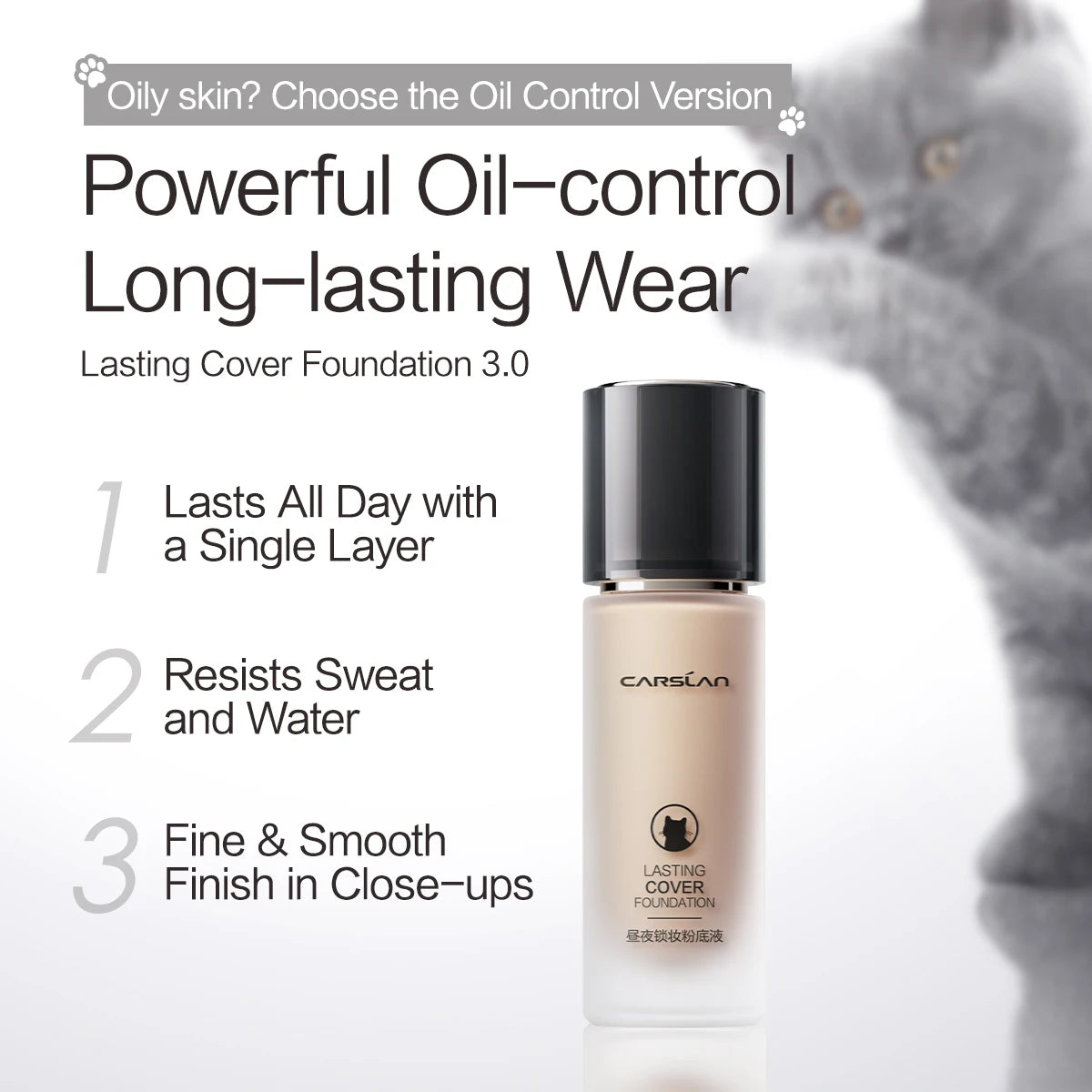 CARSLAN Moisture Matte Full Coverage Foundation