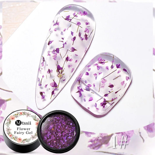 MTSSII Dried Flower Gel Nail Polish - Fairy Series Nail Art