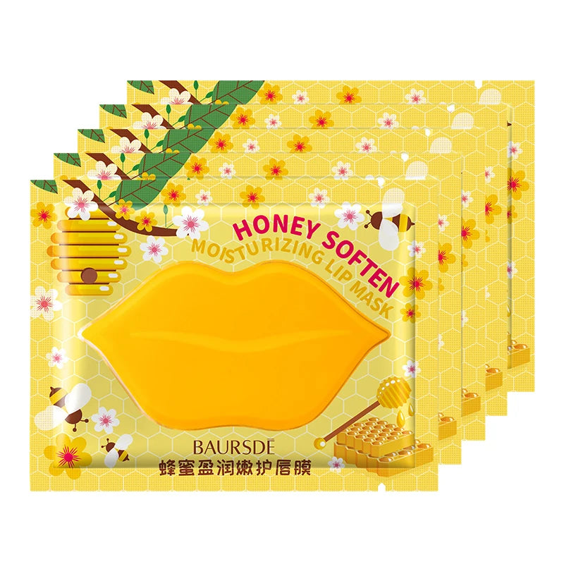 Collagen Fruit Essence Lip Mask Set - Moisturizing Lip Patches